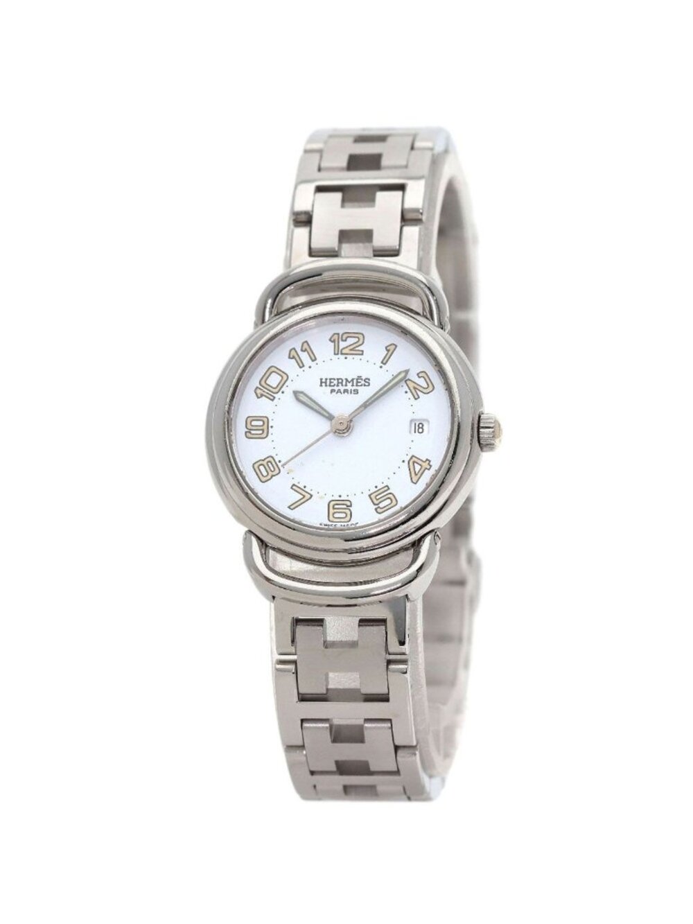 Hermes Pullman Watch SS